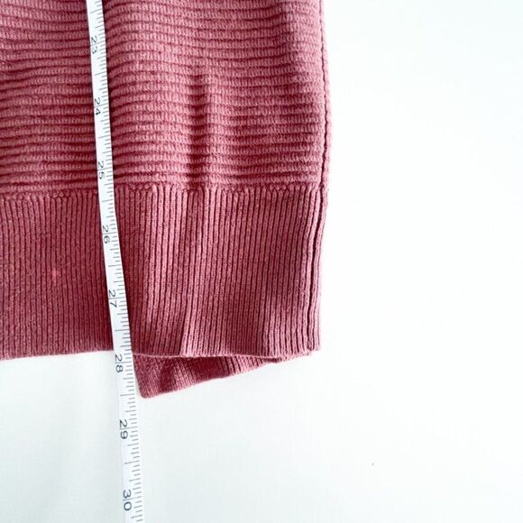 Simons Twik Women's Cardigan Open Knit Textured Long Sleeved Dusty Rose Size M - Picture 5 of 8